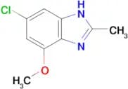6-CHLORO-4-METHOXY-2-METHYL-1H-BENZO[D]IMIDAZOLE