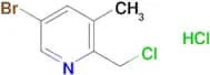 5-BROMO-2-(CHLOROMETHYL)-3-METHYLPYRIDINE HCL