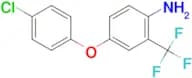 4-(4-Chlorophenoxy)-2-(trifluoromethyl)aniline