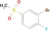 2-BROMO-1-FLUORO-4-(METHYLSULFONYL)BENZENE