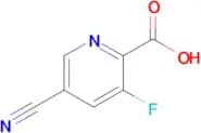 5-CYANO-3-FLUOROPYRIDINE-2-CARBOXYLIC ACID