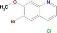 6-BROMO-4-CHLORO-7-METHOXYQUINOLINE