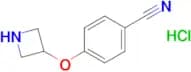 4-(AZETIDIN-3-YLOXY)BENZONITRILE HCL