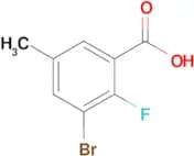 3-BROMO-2-FLUORO-5-METHYLBENZOIC ACID