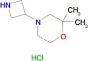 4-(AZETIDIN-3-YL)-2,2-DIMETHYLMORPHOLINE HCL