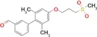 2′,6′-DIMETHYL-4′-(3-(METHYLSULFONYL)PROPOXY)-[1,1′-BIPHENYL]-3-CARBALDEHYDE