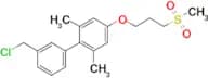 3′-(CHLOROMETHYL)-2,6-DIMETHYL-4-(3-(METHYLSULFONYL)PROPOXY)-1,1′-BIPHENYL