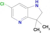 6-CHLORO-3,3-DIMETHYL-2,3-DIHYDRO-1H-PYRROLO[3,2-B]PYRIDINE