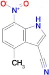 4-METHYL-7-NITRO-1H-INDOLE-3-CARBONITRILE