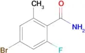 4-BROMO-2-FLUORO-6-METHYLBENZAMIDE