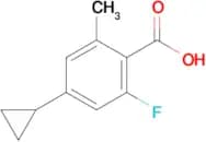 4-CYCLOPROPYL-2-FLUORO-6-METHYLBENZOIC ACID