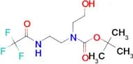 TERT-BUTYL 2-HYDROXYETHYL(2-(2,2,2-TRIFLUOROACETAMIDO)ETHYL)CARBAMATE