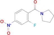 (2-FLUORO-4-NITROPHENYL)(PYRROLIDIN-1-YL)METHANONE