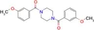 1,4-BIS(3-METHOXYBENZOYL)PIPERAZINE