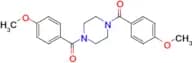1,4-BIS(4-METHOXYBENZOYL)PIPERAZINE