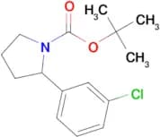 TERT-BUTYL 2-(3-CHLOROPHENYL)PYRROLIDINE-1-CARBOXYLATE
