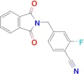 4-((1,3-DIOXOISOINDOLIN-2-YL)METHYL)-2-FLUOROBENZONITRILE