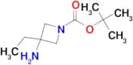TERT-BUTYL 3-AMINO-3-ETHYLAZETIDINE-1-CARBOXYLATE