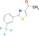 1-[2-(3-Trifluoromethyl-phenyl)-thiazol-4-yl]-ethanone