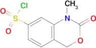 1-Methyl-2-oxo-1,4-dihydro-2H-benzo[d][1,3]oxazine-7-sulfonyl chloride