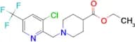 1-(3-Chloro-5-trifluoromethyl-pyridin-2-ylmethyl)-piperidine-4-carboxylic acid ethyl ester