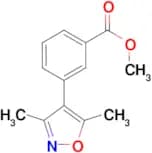 3-(3,5-Dimethyl-isoxazol-4-yl)-benzoic acid methyl ester