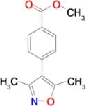 4-(3,5-Dimethyl-isoxazol-4-yl)-benzoic acid methyl ester