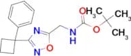 [3-(1-Phenyl-cyclobutyl)-[1,2,4]oxadiazol-5-ylmethyl]-carbamic acid tert-butyl ester