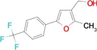 [2-Methyl-5-(4-trifluoromethyl-phenyl)-furan-3-yl]-methanol