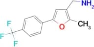 C-[2-Methyl-5-(4-trifluoromethyl-phenyl)-furan-3-yl]-methylamine
