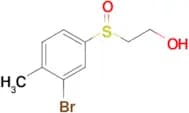 2-(3-Bromo-4-methyl-benzenesulfinyl)-ethanol