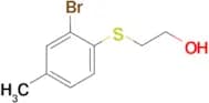 2-(2-Bromo-4-methyl-phenylsulfanyl)-ethanol