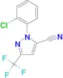 1-(2-Chlorophenyl)-3-(trifluoromethyl)-1H-pyrazole-5-carbonitrile
