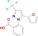 2-[5-(Furan-2-yl)-3-(trifluoromethyl)-1H-pyrazol-1-yl]benzoic acid