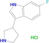 6-Fluoro-3-(pyrrolidin-3-yl)-1H-indole hydrochloride