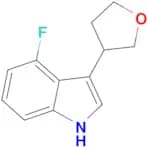 4-Fluoro-3-(tetrahydrofuran-3-yl)-1H-indole