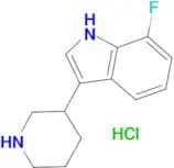 7-Fluoro-3-(piperidin-3-yl)-1H-indole hydrochloride
