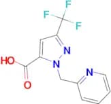 1-(Pyridin-2-ylmethyl)-3-(trifluoromethyl)-1H-pyrazole-5-carboxylic acid