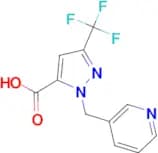 1-(Pyridin-3-ylmethyl)-3-(trifluoromethyl)-1H-pyrazole-5-carboxylic acid