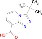 3-tert-Butyl-[1,2,4]triazolo[4,3-a]pyridine-8-carboxylic acid