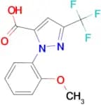 1-(2-Methoxyphenyl)-3-(trifluoromethyl)-1H-pyrazole-5-carboxylic acid