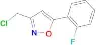 3-Chloromethyl-5-(2-fluoro-phenyl)-isoxazole