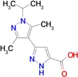 1′-Isopropyl-3′,5′-dimethyl-1H,1’H-[3,4′]bipyrazolyl-5-carboxylic acid