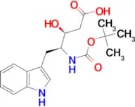 Boc-(3S,4S)-4-amino-3-hydroxy-5-(3-indolyl)pentanoic acid