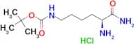 Ne-Boc-L-lysine amide hydrochloride