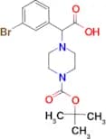 2-(4-Boc-piperazinyl)-2-(3-bromophenyl)acetic acid