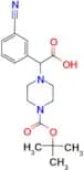 2-(4-Boc-piperazinyl)-2-(3-cyanophenyl)acetic acid
