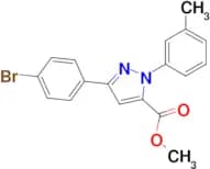 Methyl 3-(4-bromophenyl)-1-(m-tolyl)-1H-pyrazole-5-carboxylate