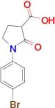 1-(4-Bromophenyl)-2-oxopyrrolidine-3-carboxylic acid