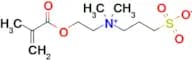 [2-(Methacryloyloxy)ethyl]dimethyl-(3-sulfopropyl)ammonium hydroxide